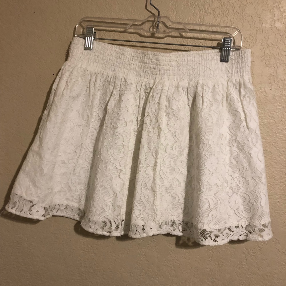White Lace Skirt